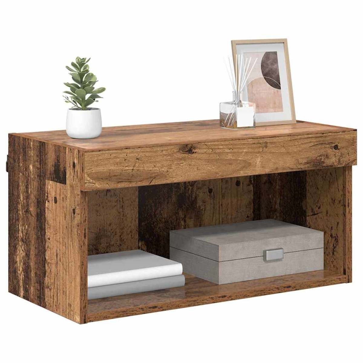 vidaXL Σετ επίπλου τηλεόρασης 60 x 30 x 30 cm Παλιό Ξύλο