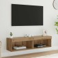 vidaXL Σετ επίπλου τηλεόρασης 2 τμχ. Artisan Oak Επεξεργασμένο Ξύλο