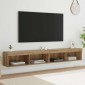vidaXL Σετ επίπλου τηλεόρασης 2 τμχ. Artisan Oak Επεξεργασμένο Ξύλο