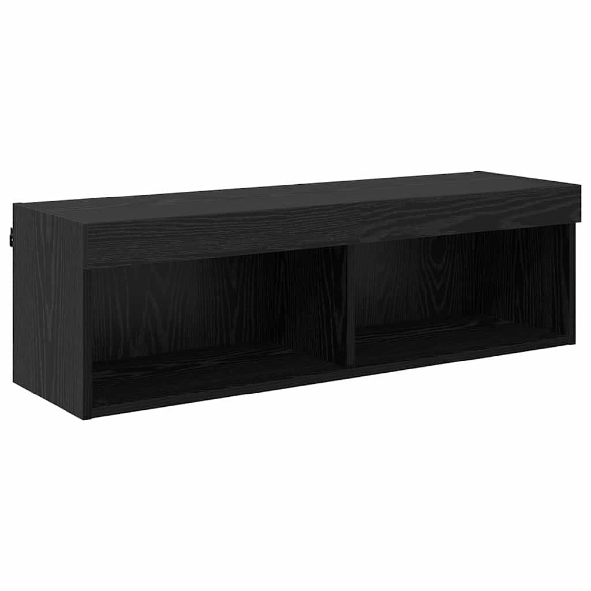 vidaXL Ντουλάπι Τηλεόρασης Τοίχου 100 x 30 x 30 cm Μαύρη Οξυά
