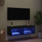 vidaXL Ντουλάπι Τηλεόρασης Τοίχου 100 x 30 x 30 cm Μαύρη Οξυά