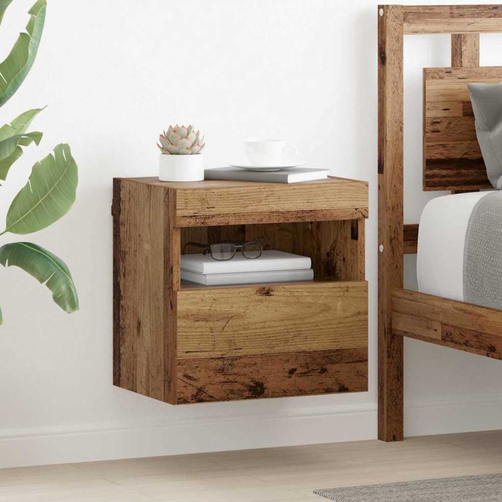 vidaXL Ντουλάπι Τηλεόρασης Τοίχου 40 x 30 x 40 εκ Παλιό Ξύλο