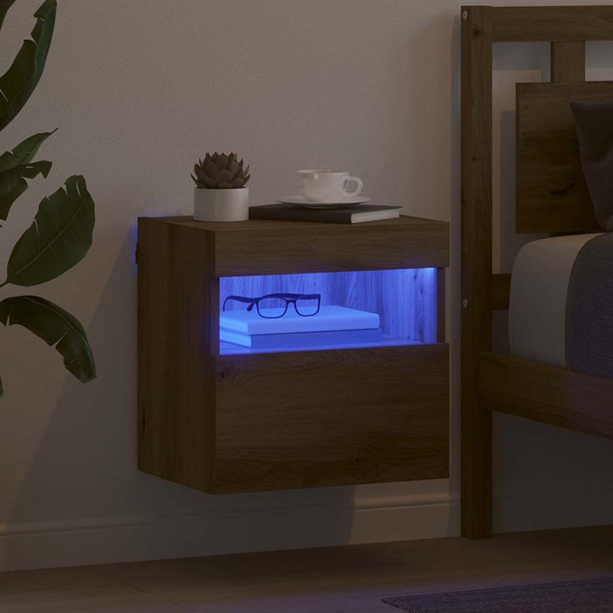 vidaXL Ντουλάπι Τηλεόρασης Τοίχου 40 x 30 x 40 εκ Artisan Oak