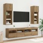 vidaXL Βάσεις τηλεόρασης 2 τμχ. Artisan Oak Επεξεργασμένο Ξύλο