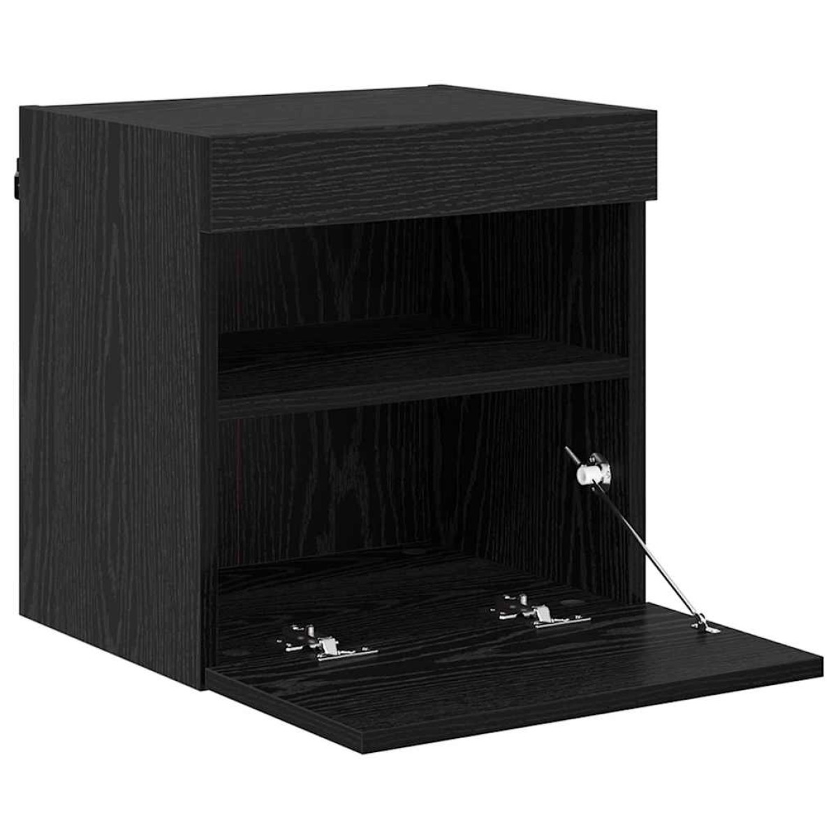 vidaXL Ντουλάπι Τηλεόρασης Τοίχου 40 x 30 x 40 εκ Μαύρη Οξυά