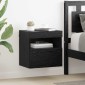 vidaXL Ντουλάπι Τηλεόρασης Τοίχου 40 x 30 x 40 εκ Μαύρη Οξυά