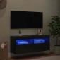 vidaXL Ντουλάπι Τηλεόρασης Τοίχου 100 x 30 x 40 εκ Μαύρη Οξυά