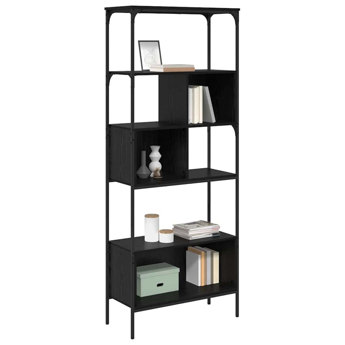 vidaXL Βιβλιοθήκη 7 επιπέδων 76 x 33 x 188,5 εκ Επεξεργασμένο Ξύλο