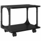 vidaXL Σταντ Εκτυπωτή Μαύρη Δρυς 41 x 28 x 33,5 εκ. Επεξεργασμένο Ξύλο