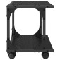 vidaXL Σταντ Εκτυπωτή Μαύρη Δρυς 41 x 28 x 33,5 εκ. Επεξεργασμένο Ξύλο