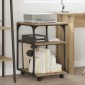 vidaXL Σταντ Εκτυπωτή Artisan Oak 43 x 48 x 64 εκ Επεξεργασμένο Ξύλο