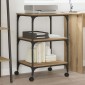 vidaXL Σταντ Εκτυπωτή Artisan Δρυς 50 x 41 x 75 εκ Επεξεργασμένο Ξύλο