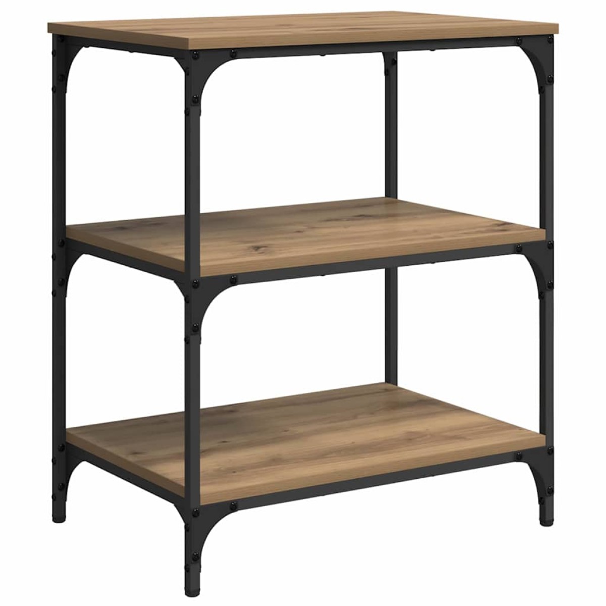 vidaXL Καρότσι Κουζίνας Artisan Oak 60 x 41 x 76 εκ.