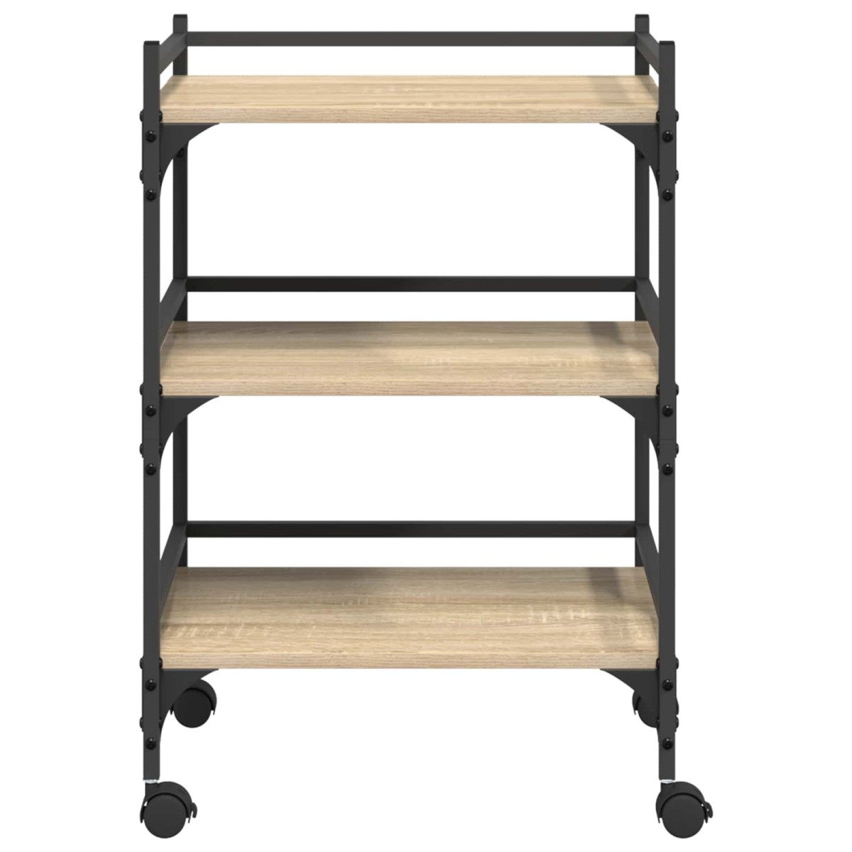 vidaXL Καρότσι Κουζίνας Δρύς Sonoma 50 x 35 x 75,5 εκ