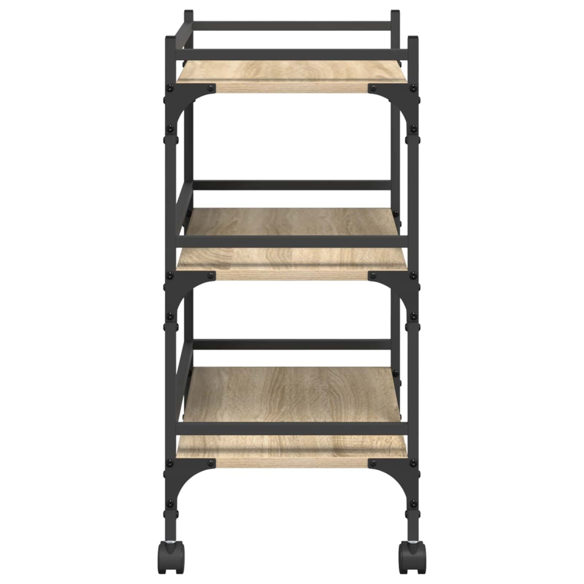 vidaXL Καρότσι Κουζίνας Δρύς Sonoma 50 x 35 x 75,5 εκ