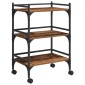 vidaXL Καρότσι Κουζίνας Παλιό Ξύλο 50 x 35 x 75.5 εκ