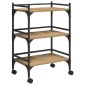 vidaXL Καρότσι Κουζίνας Artisan Oak 50 x 35 x 75.5 εκ