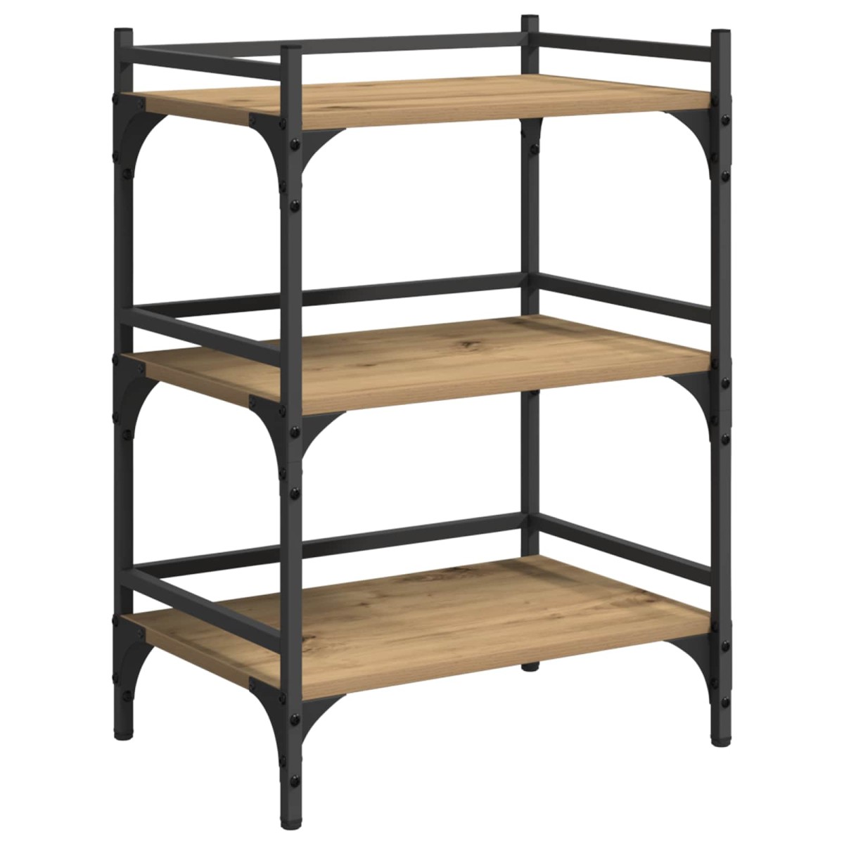vidaXL Καρότσι Κουζίνας Artisan Oak 50 x 35 x 75.5 εκ