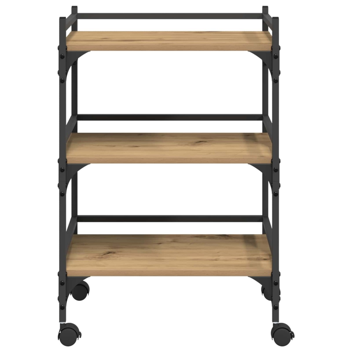 vidaXL Καρότσι Κουζίνας Artisan Oak 50 x 35 x 75.5 εκ