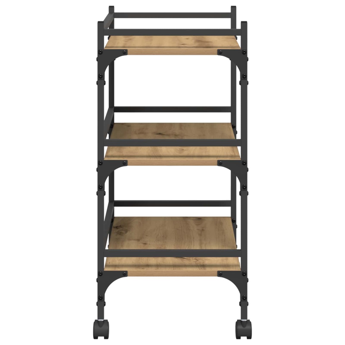vidaXL Καρότσι Κουζίνας Artisan Oak 50 x 35 x 75.5 εκ