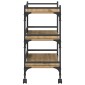 vidaXL Καρότσι Κουζίνας Artisan Oak 50 x 35 x 75.5 εκ
