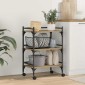 vidaXL Καρότσι Κουζίνας Artisan Oak 50 x 35 x 75.5 εκ