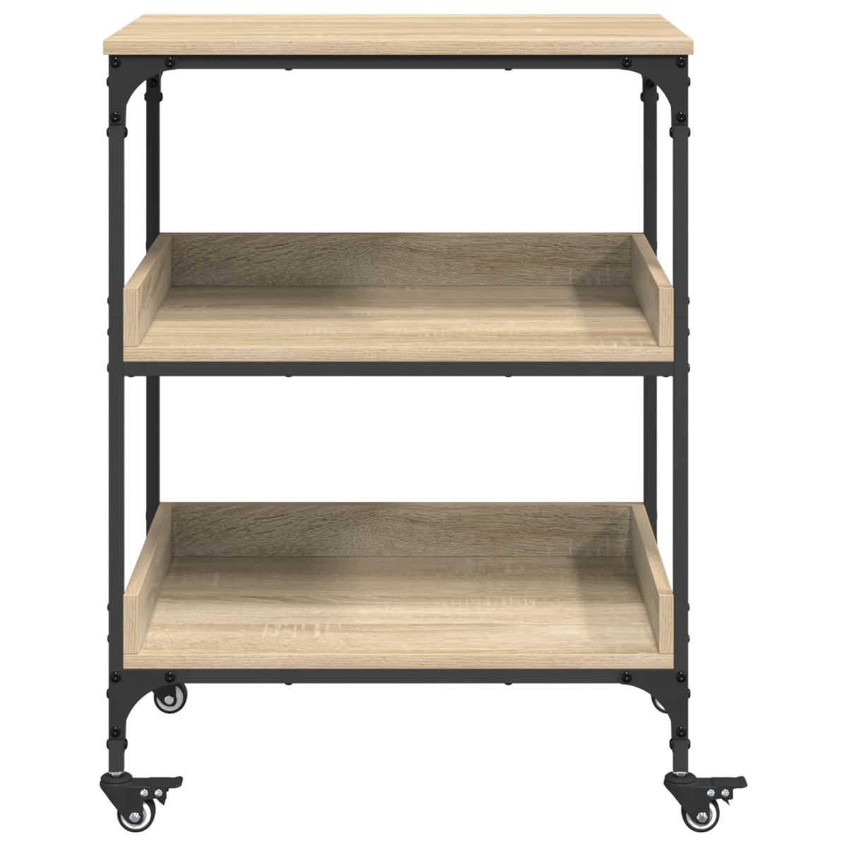 vidaXL Καρότσι Κουζίνας Δρύς Sonoma 60 x 41 x 80,5 εκ.
