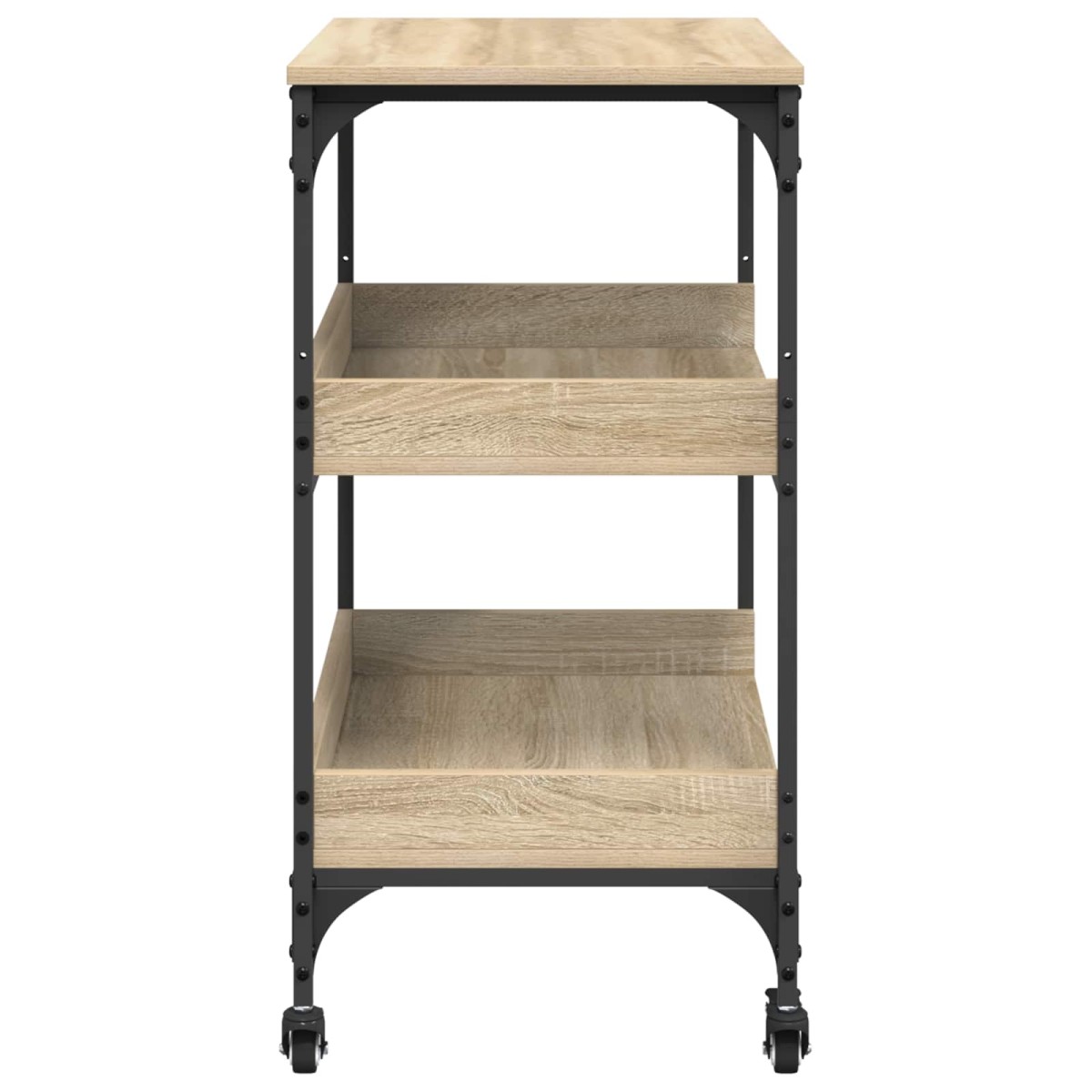 vidaXL Καρότσι Κουζίνας Δρύς Sonoma 60 x 41 x 80,5 εκ.