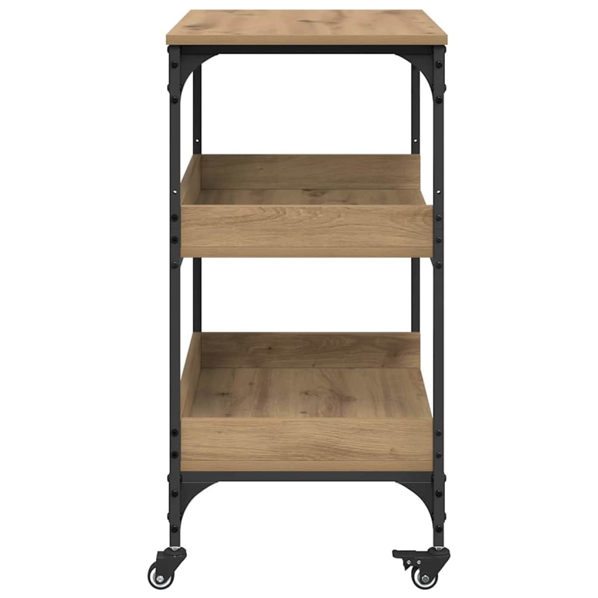 vidaXL Καρότσι Κουζίνας Artisan Oak 60 x 41 x 80.5 εκ.