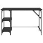 vidaXL Γραφείο Μαύρη Οξυά 120 x 50 x 75 cm Επεξεργασμένο Ξύλο