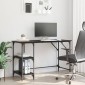vidaXL Γραφείο Μαύρη Οξυά 120 x 50 x 75 cm Επεξεργασμένο Ξύλο