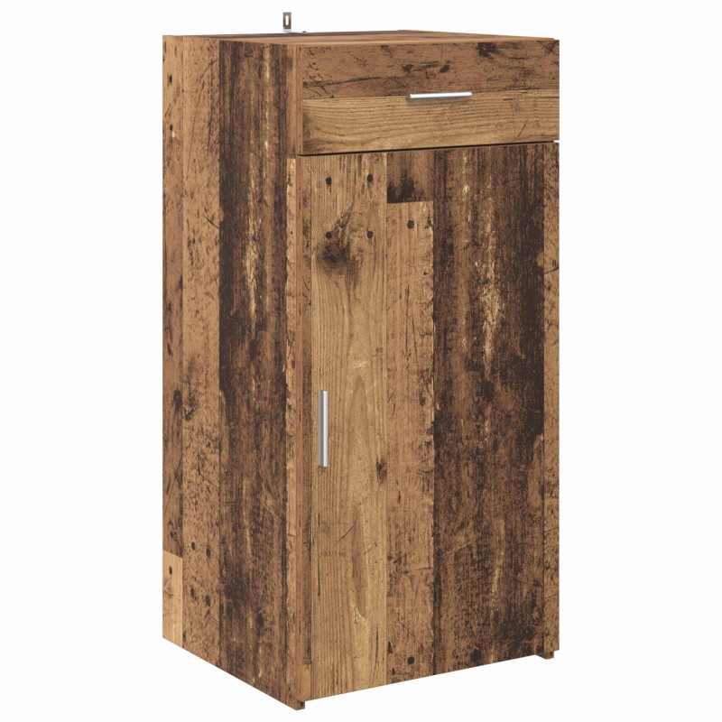 vidaXL Πλαϊνό γραφείο Παλαιό ξύλο 45 x 42,5 x 93 εκ.