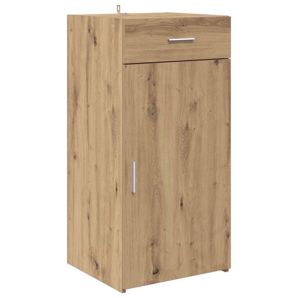 vidaXL Πλαϊνό γραφείο artisan δρυς 45 x 42,5 x 93 εκ.