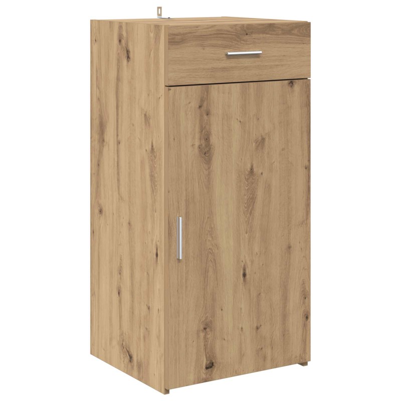 vidaXL Πλαϊνό γραφείο artisan δρυς 45 x 42,5 x 93 εκ.