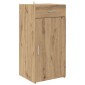 vidaXL Πλαϊνό γραφείο artisan δρυς 45 x 42,5 x 93 εκ.