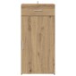 vidaXL Πλαϊνό γραφείο artisan δρυς 45 x 42,5 x 93 εκ.