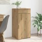 vidaXL Πλαϊνό γραφείο artisan δρυς 45 x 42,5 x 93 εκ.