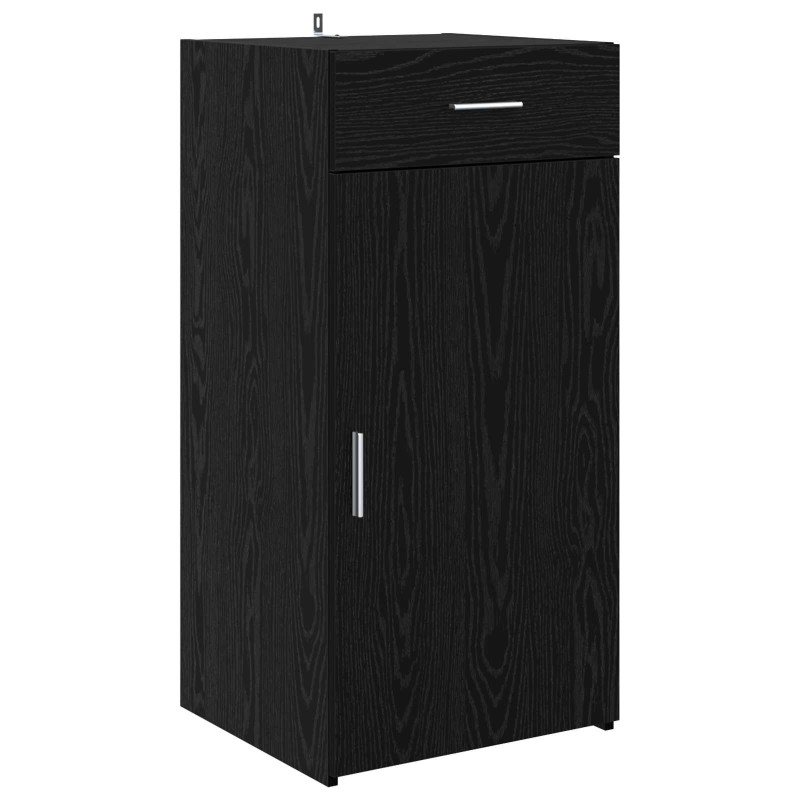vidaXL Πλαϊνό γραφείο Μαύρη δρυς 45 x 42,5 x 93 εκ. Επεξεργασμένο Ξύλο