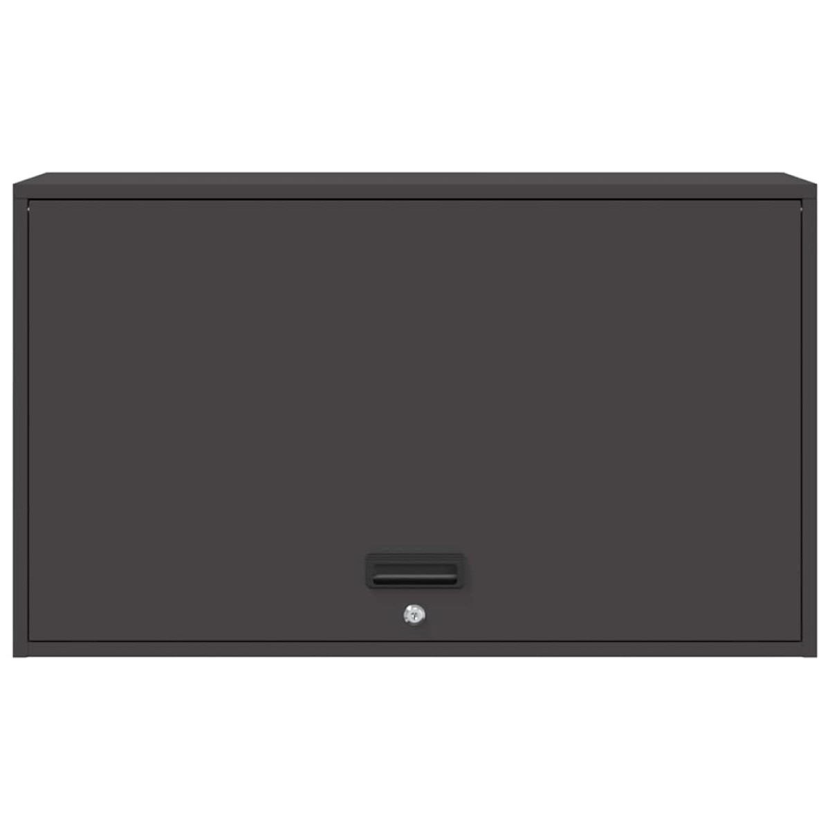 vidaXL Ντουλάπι τοίχου για γκαράζ Μαύρο 90 x 40 x 53 εκ