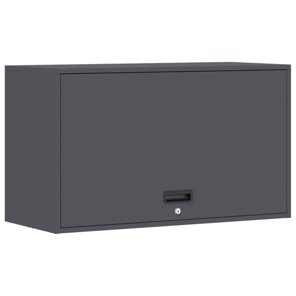 vidaXL Ντουλάπι τοίχου για γκαράζ Ανθρακί 90 x 40 x 53 εκ