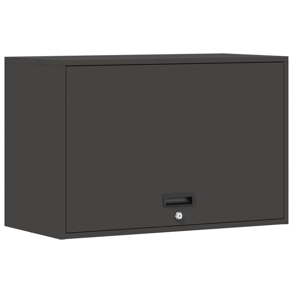 vidaXL Ντουλάπι τοίχου για γκαράζ Μαύρο 80 x 40 x 53 εκ