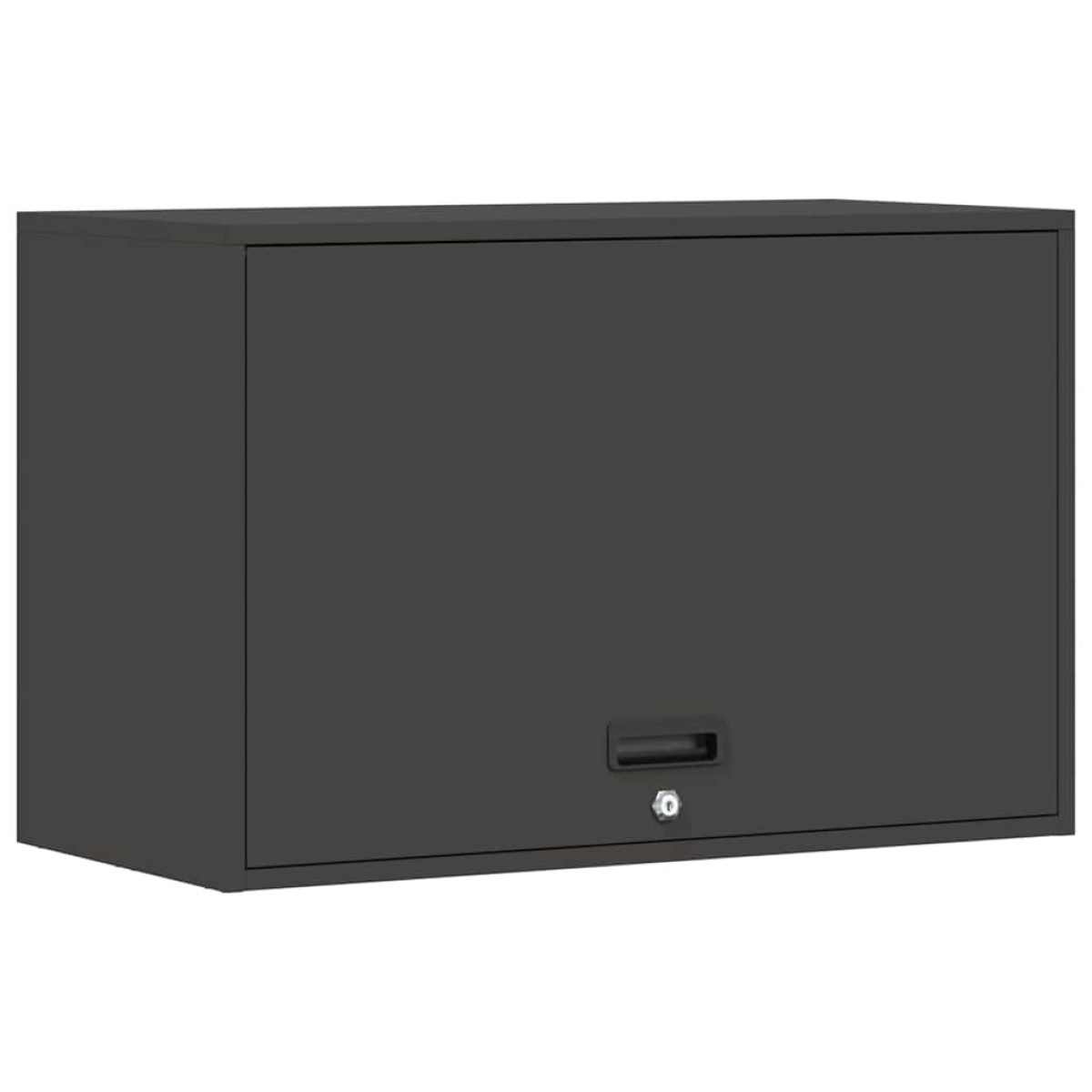 vidaXL Ντουλάπι τοίχου για γκαράζ Μαύρο 80 x 40 x 53 εκ
