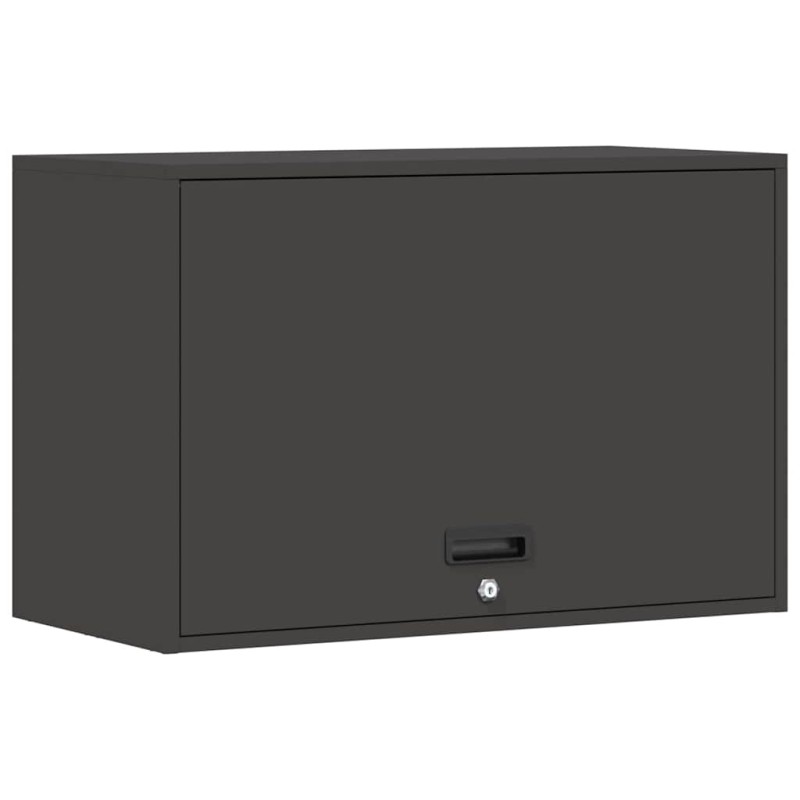 vidaXL Ντουλάπι τοίχου για γκαράζ Μαύρο 80 x 40 x 53 εκ
