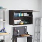 vidaXL Ντουλάπι τοίχου για γκαράζ Μαύρο 80 x 40 x 53 εκ