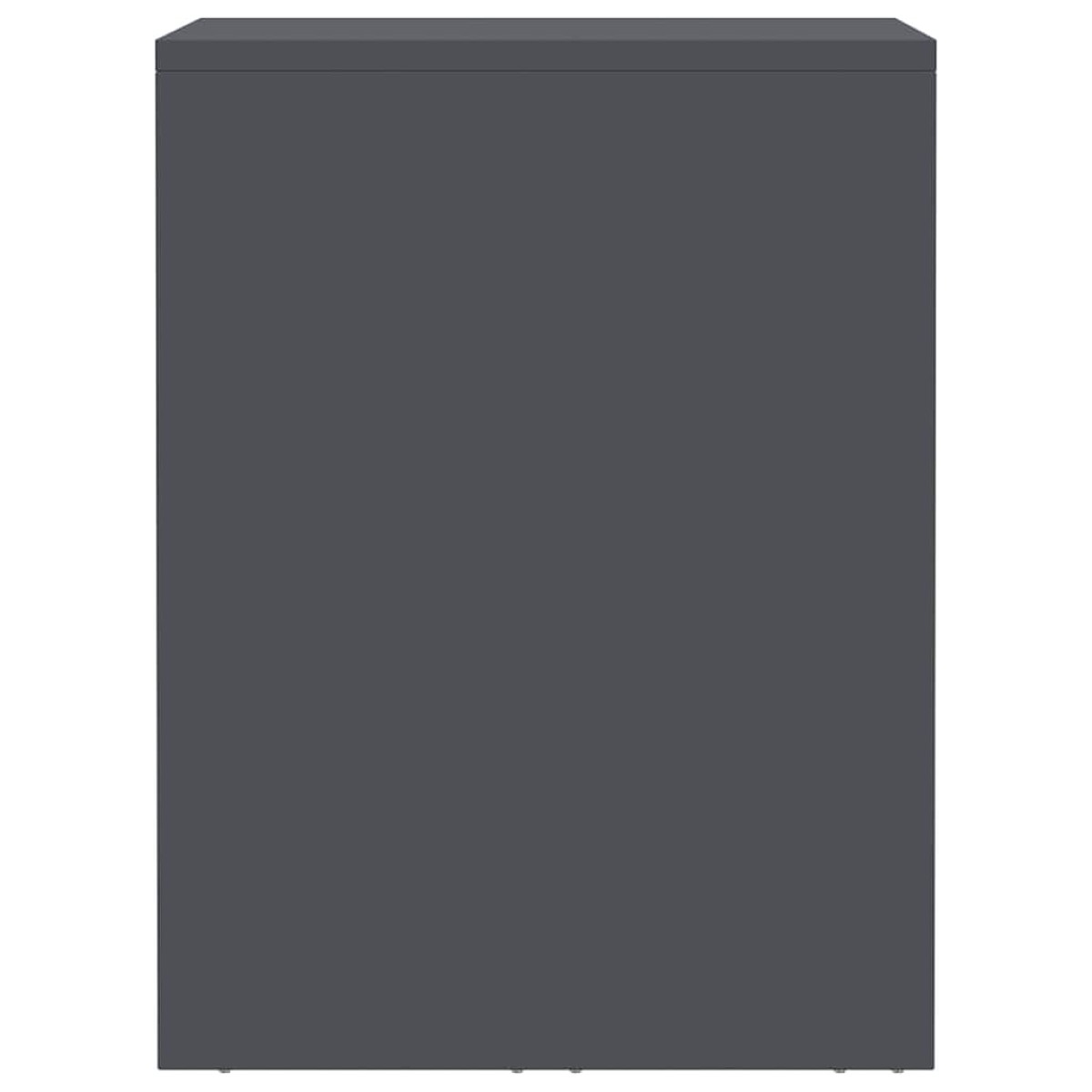 vidaXL Ντουλάπι τοίχου για γκαράζ Ανθρακί 80 x 40 x 53 εκ