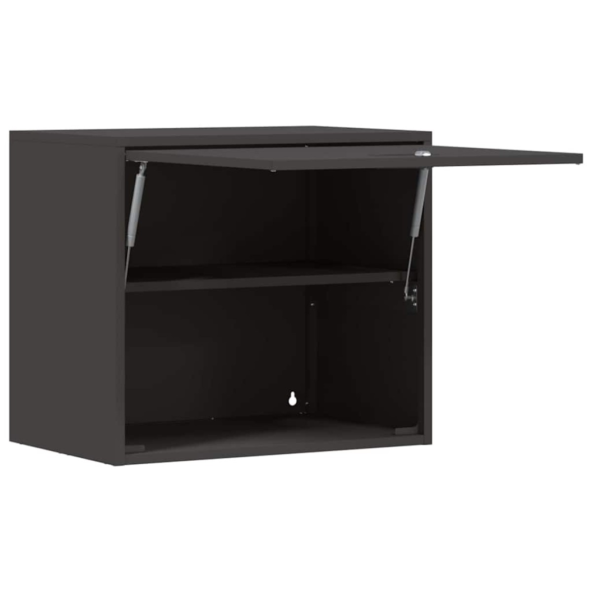 vidaXL Ντουλάπι τοίχου για γκαράζ Μαύρο 60 x 40 x 53 εκ