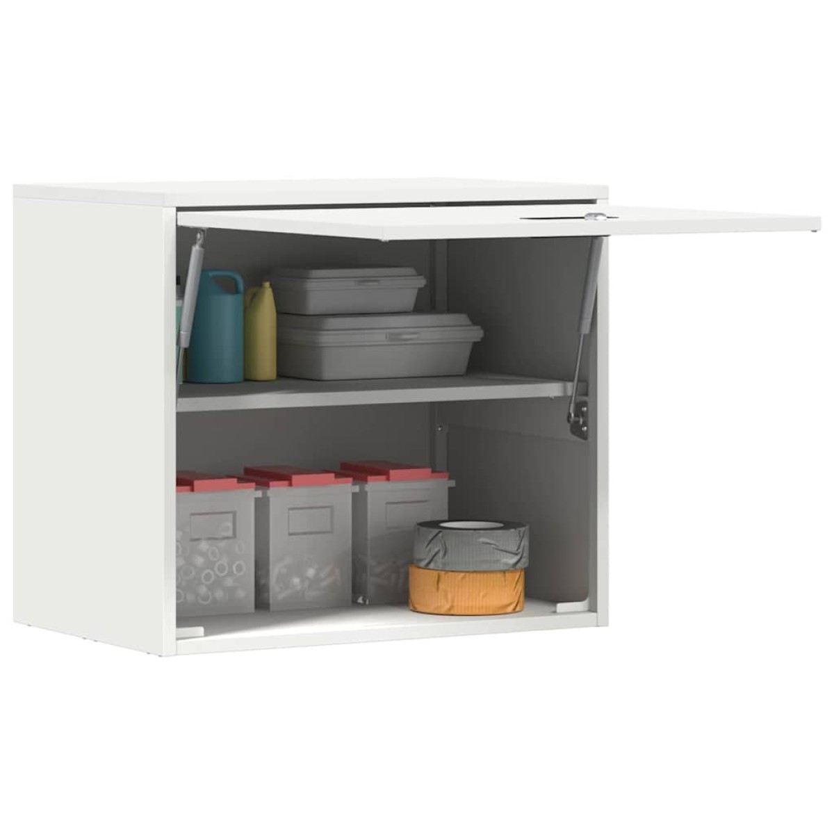 vidaXL Ντουλάπι τοίχου για γκαράζ Λευκό 60 x 40 x 53 εκ