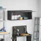 vidaXL Ντουλάπι τοίχου για γκαράζ Μαύρο 90 x 33 x 35 εκ
