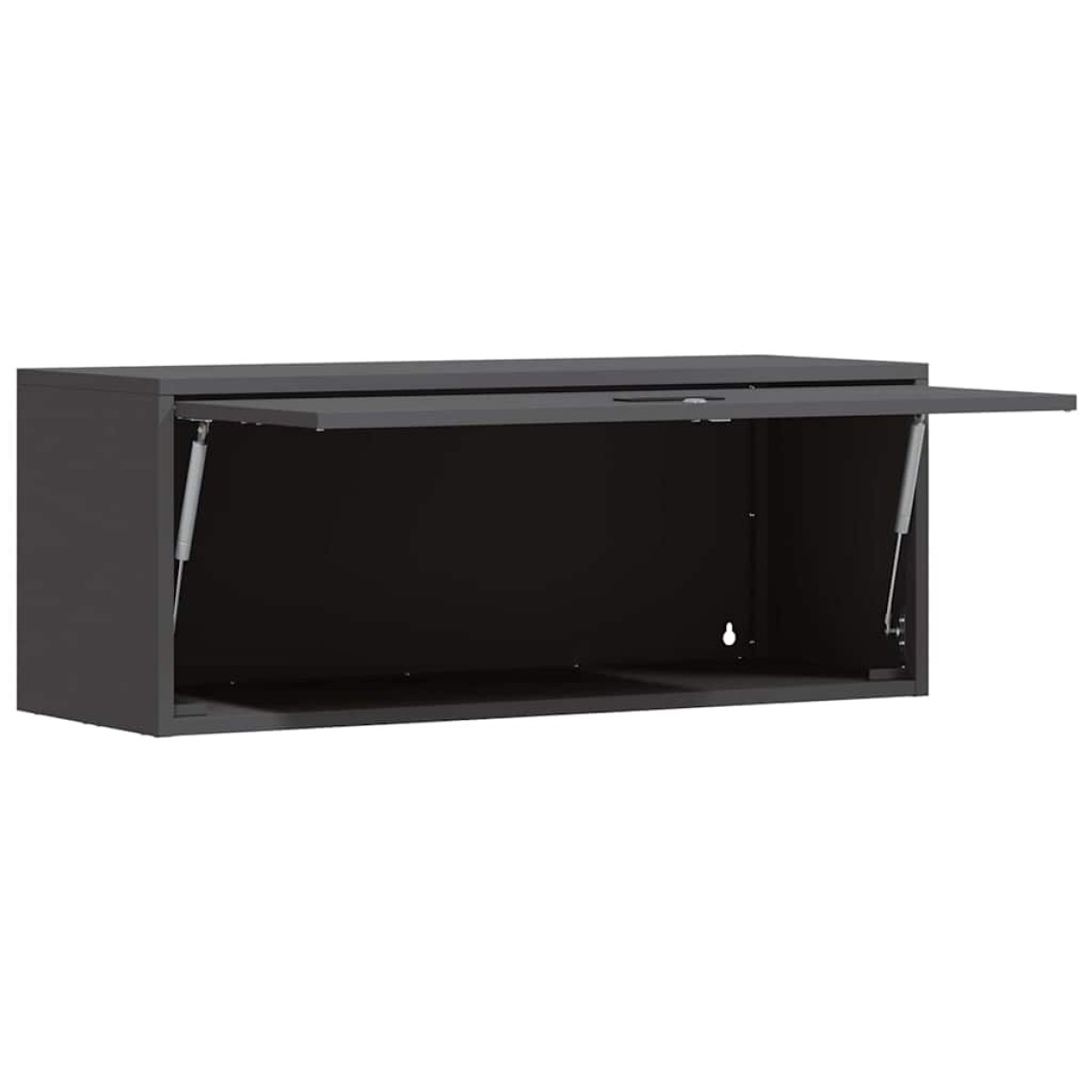 vidaXL Ντουλάπι τοίχου για γκαράζ Μαύρο 90 x 33 x 35 εκ