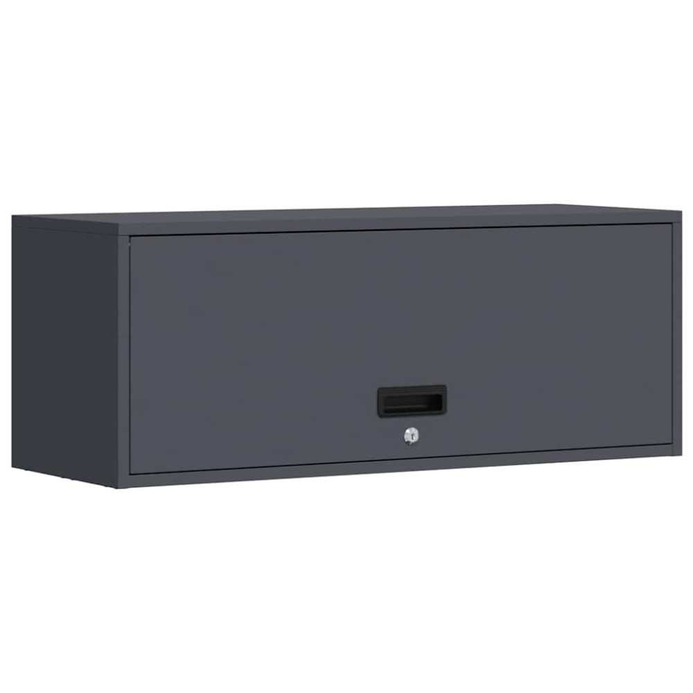vidaXL Ντουλάπι τοίχου για γκαράζ Ανθρακί 90 x 33 x 35 εκ